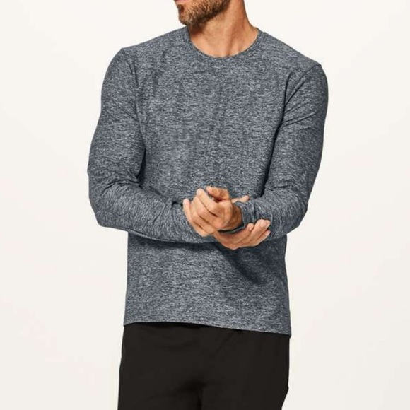 Lululemon Surge Warm Gray Long Sleeve DH. - Picture 2 of 16